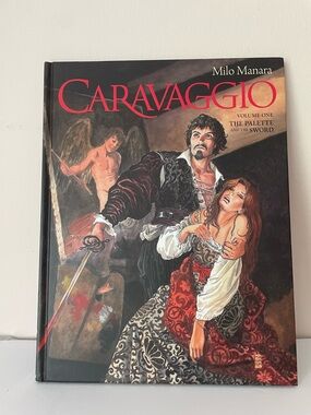 Caravaggio Vol 1 Milo Manara Palette & The Sword Hardcover Graphic Book